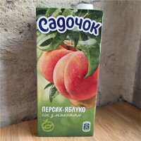 Pfirsich-Apfel-Saft