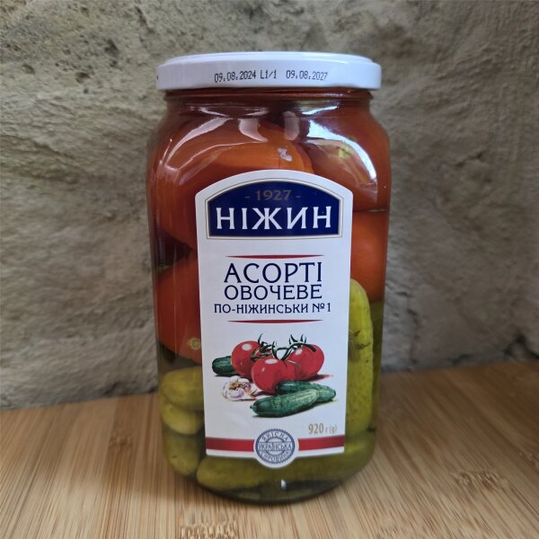 Gemüse-Assorti „Nizhyn №1“